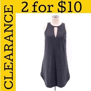 🟡 BLACK SWAN NWT microsuede dress